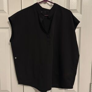 Black maternity figs scrubs XL